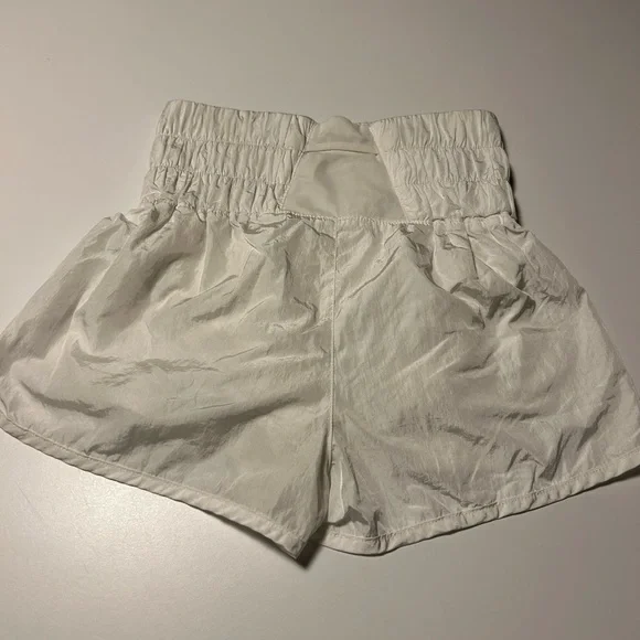 Free People Movement The Way Home White Shorts, high waist elastic, Sz XS - Picture 9 of 13